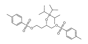 (S)-2-(triisopropylsilyloxy)butane-1,4-diol ditosylate结构式