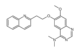 7-Methoxy-N,N-dimethyl-6-[2-(2-quinolinyl)ethoxy]-4-quinazolinamine picture