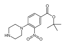 TERT-BUTYL 3-NITRO-4-(PIPERAZIN-1-YL)BENZOATE picture
