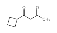 1-Cyclobutylbutane-1,3-dione structure