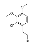 1-(2-bromoethyl)-2-chloro-3,4-dimethoxybenzene结构式