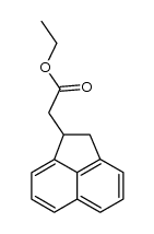 Ethyl (1,2-dihydro-1-acenaphthylene)acetate结构式