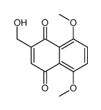 2-(hydroxymethyl)-5,8-dimethoxynaphthalene-1,4-dione Structure