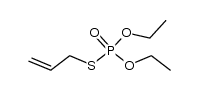 S-allyl-O,O-diethyl phosphorothioalate Structure