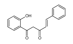 1-(2-hydroxyphenyl)-5-phenylpent-4-ene-1,3-dione结构式