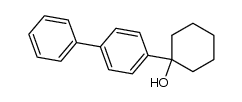 1-(4-phenylphenyl)cyclohexan-1-ol结构式