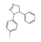 1H-1,2,3-Triazole,1-(4-chlorophenyl)-4,5-dihydro-5-phenyl- Structure