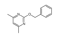 2-benzyloxy-4,6-dimethyl-pyrimidine Structure