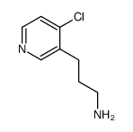 3-(4-chloropyridin-3-yl)propan-1-amine Structure