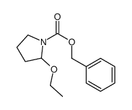 benzyl 2-ethoxypyrrolidine-1-carboxylate结构式