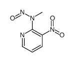 N-methyl-N-(3-nitropyridin-2-yl)nitrous amide结构式