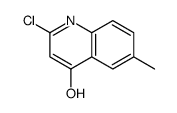 2-Chloro-6-methyl-4-quinolinol结构式