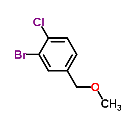2-Bromo-1-chloro-4-methoxymethyl-benzene Structure