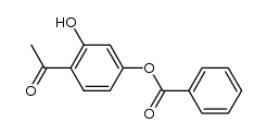 4-benzoyloxy-2-hydroxyacetophenone结构式