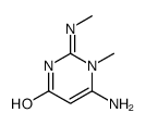 6-amino-1-methyl-2-(methylamino)pyrimidin-4-one Structure