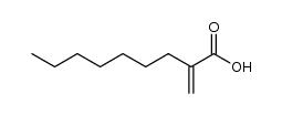 2-heptylacrylic acid Structure