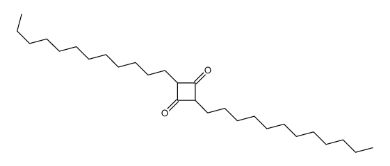 2,4-didodecylcyclobutane-1,3-dione Structure