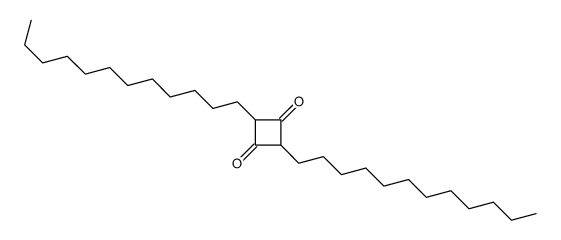 2,4-didodecylcyclobutane-1,3-dione结构式