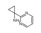 1-(嘧啶-2-基)环丙胺结构式