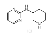 N-(哌啶-3-基)嘧啶-2-胺盐酸盐结构式