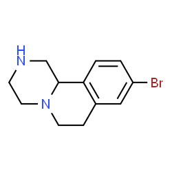 9-BROMO-2,3,4,6,7,11B-HEXAHYDRO-1H-PYRAZINO[2,1-A]ISOQUINOLINE DIHYDROCHLORIDE结构式
