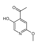 1-(5-hydroxy-2-methoxypyridin-4-yl)ethanone Structure