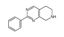 2-Phenyl-5,6,7,8-tetrahydropyrido[3,4-d]pyrimidine结构式