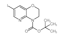 7-碘-2H-吡啶并[3,2-b][1,4]噁嗪-4(3h)-羧酸叔丁酯结构式