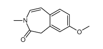 8-Methoxy-3-Methyl-1H-benzo[d]azepin-2(3H)-one结构式
