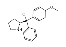 (S)-2-[(4-methoxyphenyl)-phenyl-hydroxy-methyl]-pyrrolidine Structure