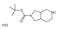 2-Boc-八氢-1H-吡咯并[3,4-c]吡啶盐酸盐结构式