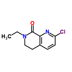 2-Chloro-7-ethyl-6,7-dihydro-1,7-naphthyridin-8(5H)-one Structure