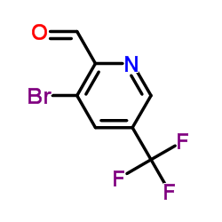 3-Bromo-5-(trifluoromethyl)picolinaldehyde Structure