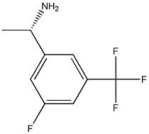 (1S)-1-[5-FLUORO-3-(TRIFLUOROMETHYL)PHENYL]ETHYLAMINE结构式