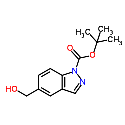 tert-butyl 5-(hydroxymethyl)indazole-1-carboxylate图片