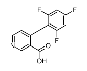 4-(2,4,6-trifluorophenyl)pyridine-3-carboxylic acid Structure