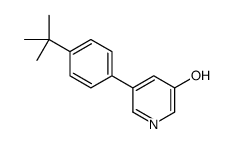 5-(4-tert-butylphenyl)pyridin-3-ol结构式