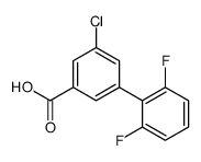 3-chloro-5-(2,6-difluorophenyl)benzoic acid Structure