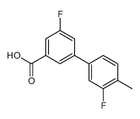 3',5-DIFLUORO-4'-METHYL-[1,1'-BIPHENYL]-3-CARBOXYLIC ACID结构式