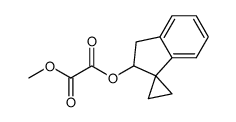 Methyl spiro(cyclopropane-1,1'-indan)-2'-yl oxalate Structure