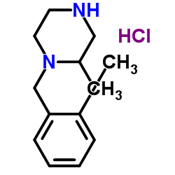 2-Methyl-1-(2-Methyl-benzyl)-piperazine hydrochloride structure