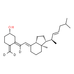 Vitamin D2-d6 Structure