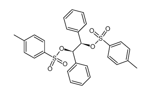 (-)-(1R,2R)-1,2-diphenyl-1,2-ditosyloxyethane结构式