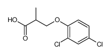 3-(2,4-dichlorophenoxy)-2-methylpropanoic acid Structure
