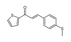 3-(4-methylsulfanylphenyl)-1-thiophen-2-ylprop-2-en-1-one Structure