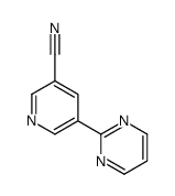 5-pyrimidin-2-ylpyridine-3-carbonitrile Structure