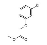 methyl 2-(4-chloropyridin-2-yl)oxyacetate Structure