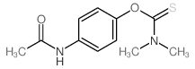 N-[4-(dimethylthiocarbamoyloxy)phenyl]acetamide结构式