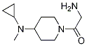 2-AMino-1-[4-(cyclopropyl-Methyl-aMino)-piperidin-1-yl]-ethanone结构式