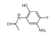 Acetamide,N-(5-amino-4-fluoro-2-hydroxyphenyl)- structure